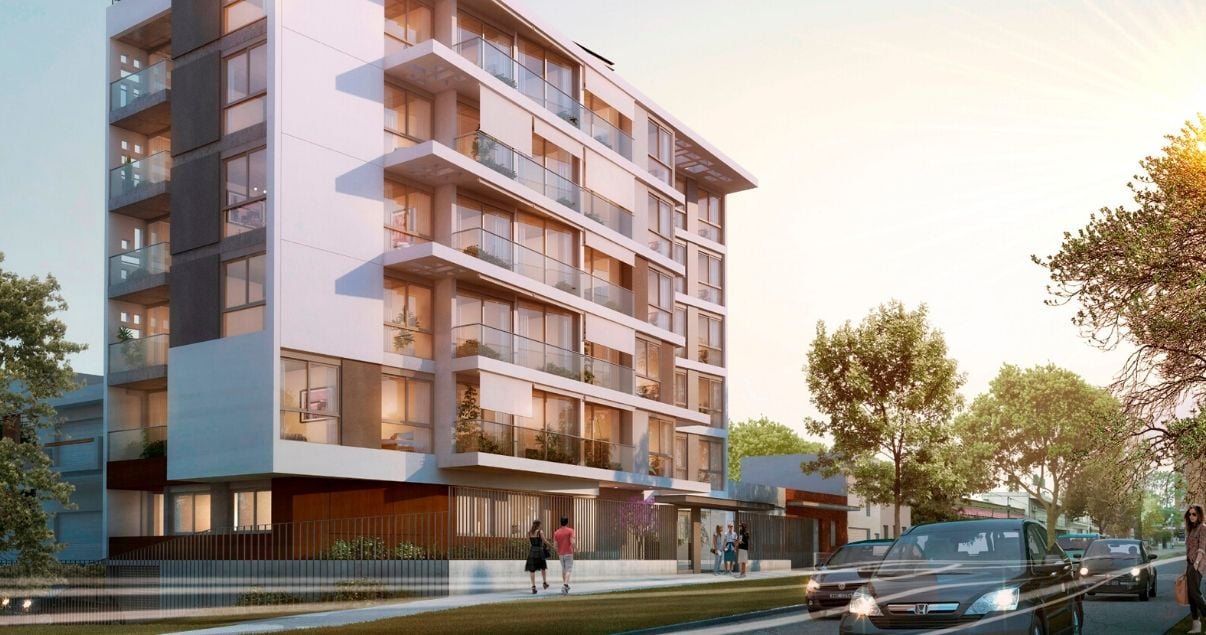 Render de Masmio, desarrollo inmobiliario de LGD Arquitectos
