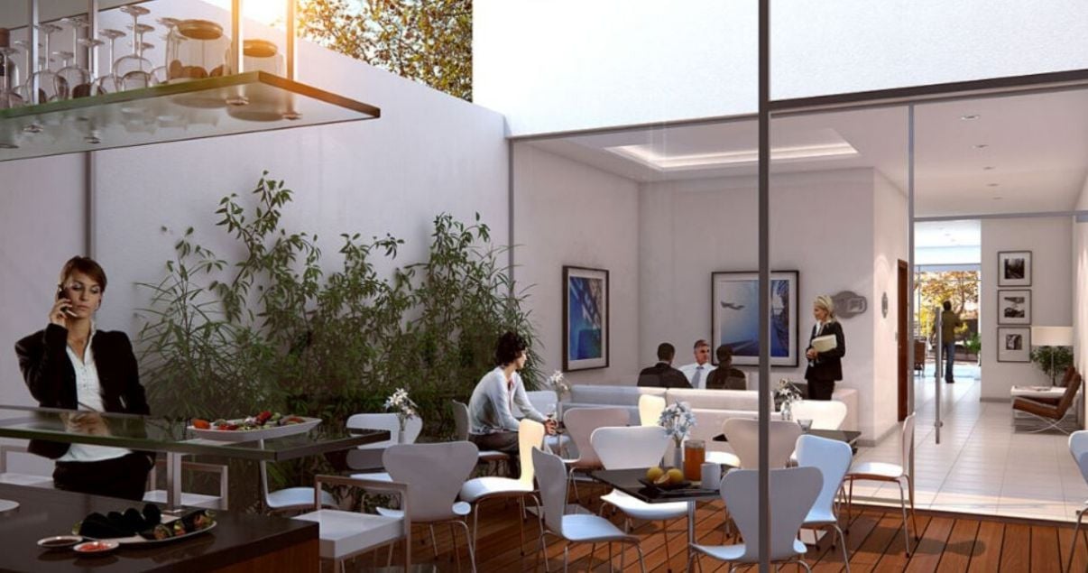 render de Trade Point, proyecto inmobiliario del estudio de arquitectos mokobocki