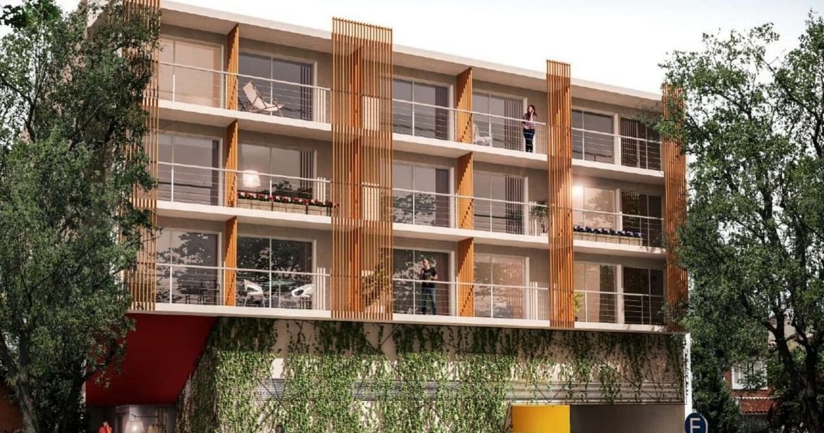 Render de Neo Buxareo, proyecto inmobiliario de la constructora JD ltda